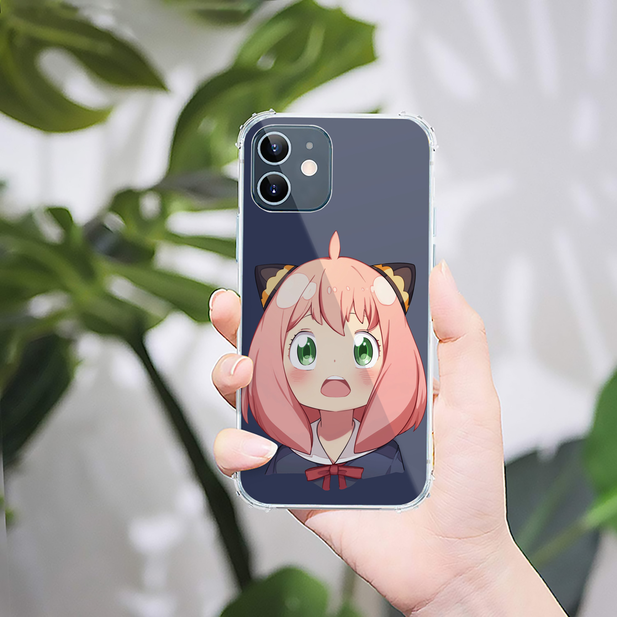 （画像用） SPY×FAMILY间谍家家酒 【iPhone 12シリーズ対応】透明スマホケース（クリアソフトケース）